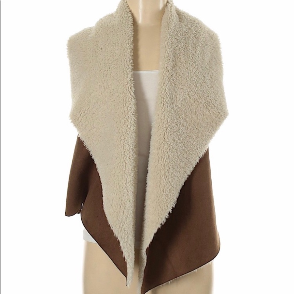 Faux fur vest